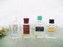 4 alte Parfüm Flakon Miniaturen – Lot Mini alt