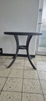 Balkontisch Firma "Merxx" rund, Tischpl. aus Sicherheitsglas
