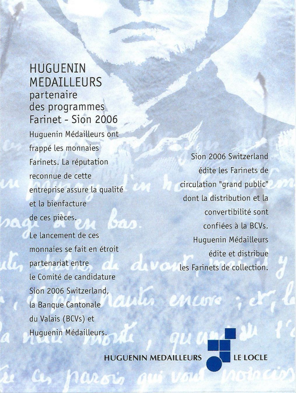 Tutti le monete: Farinet aux JO, Sion 2006 – Nuovo e nell'imballaggio originale da Martigny venduto da Numis-World 6
