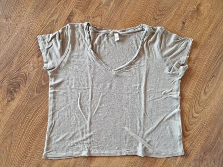 T-Shirt, Shirt grün H&M Gr. L (Damen)