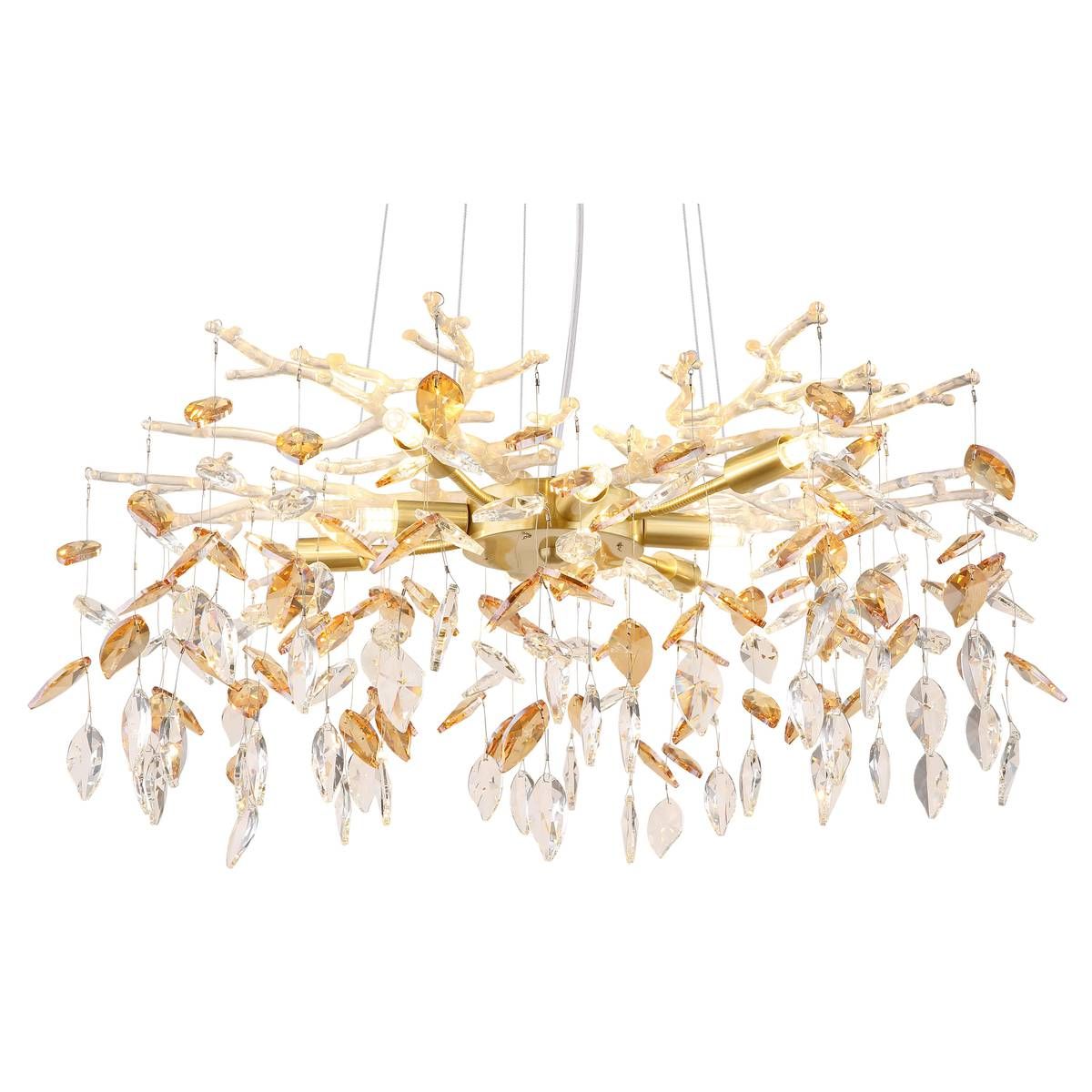 Lampadari & plafoniere: Pendelleuchte, Glaskristalle, 61 cm Ø – Nuovo (secondo la descrizione) da Kreuzlingen venduto da Smart-Light 6