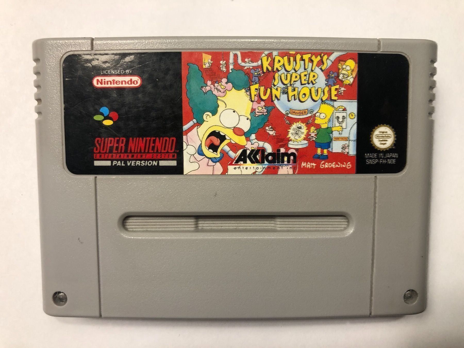 Nintendo Giochi: Krustys Super Fun House Nintendo SNES – Usato da Kestenholz venduto da Naruto_01