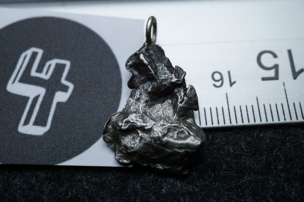 Meteorit Campo Del Cielo / Anhänger Mit Lederband / Sternschnuppe - Foto 6