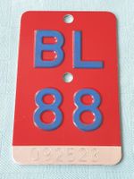 Velonummer BL 88
