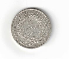 Frankreich 2 Francs 1894 Silber