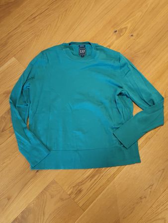 Pullover Gap 100 Prozent Merinowolle grün Grösse XL