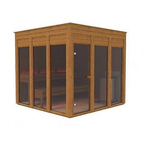 Sauna & Accessori: Eco Modern Sauna 2,4mx2,4 m / L005 – Usato da St. Gallen venduto da Spa_at_Home911 1