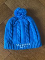 Lausanne 2020 Mütze, YOG, Winter, rot, neu