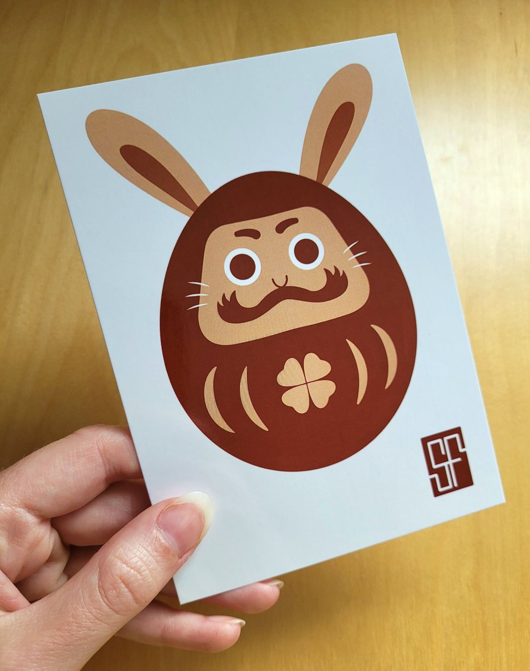 Cartoline postali: Postcard Rabbit / Daruma Zodiac Collection – Nuovo (secondo la descrizione) da Bellinzona venduto da SFdesign