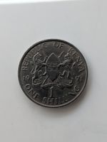 Münze Kenia 1 Shilling 1971 Jomo Kenyatta 