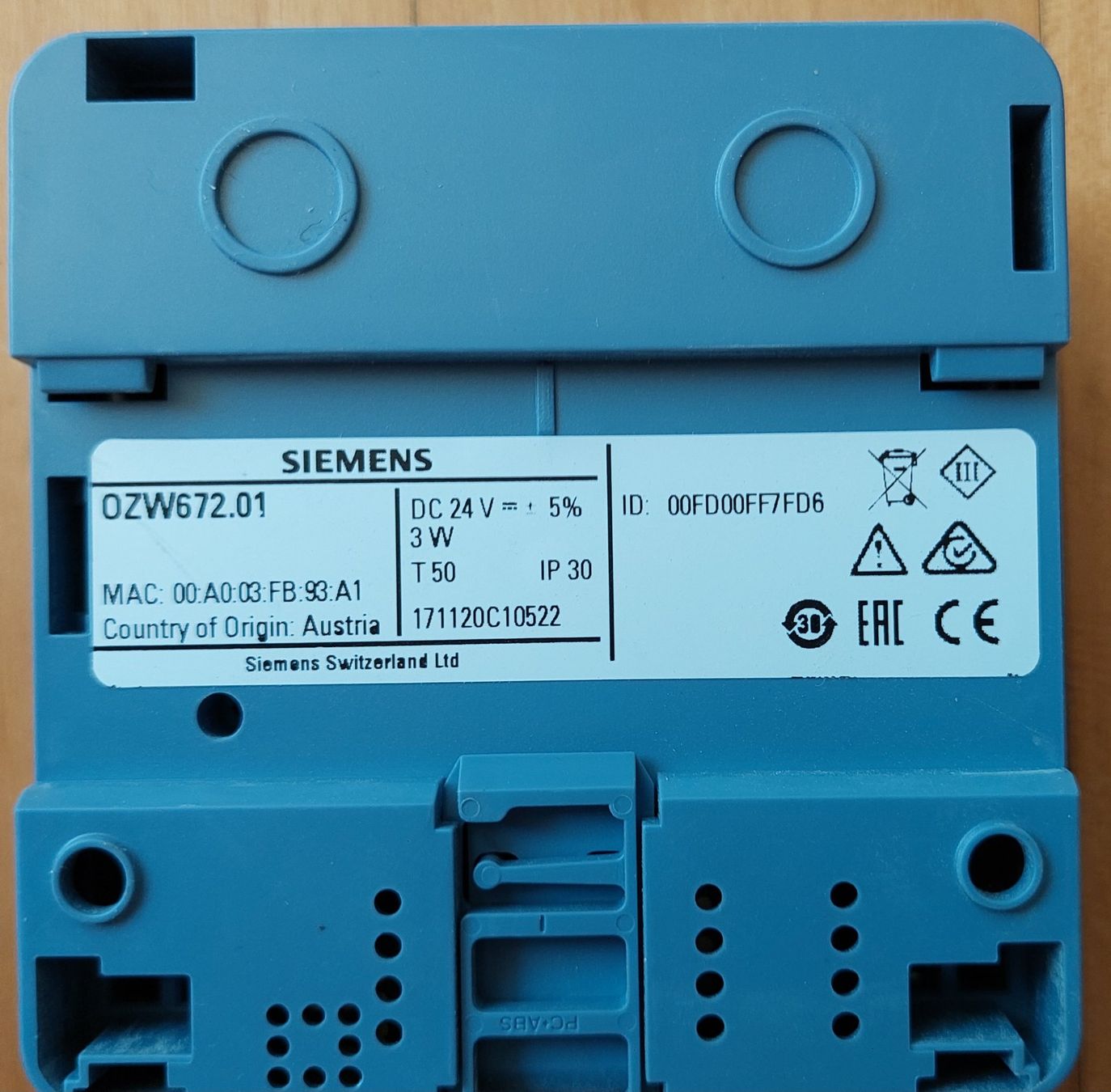 Componenti elettronici: Siemens OZW672.01 Kommunikationsmodul Neu – Nuovo e nell'imballaggio originale da Rüti ZH venduto da akazia2 2