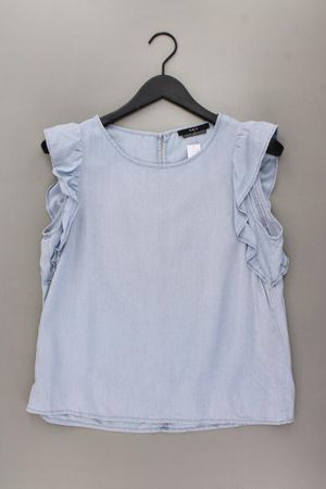 Set Ärmellose Bluse Gr. 38 blau