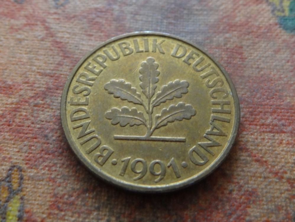 Tutti le monete: DEUTSCHLAND 10 Pfennig 1991 – Usato da Romanel-sur-Lausanne venduto da Swift13