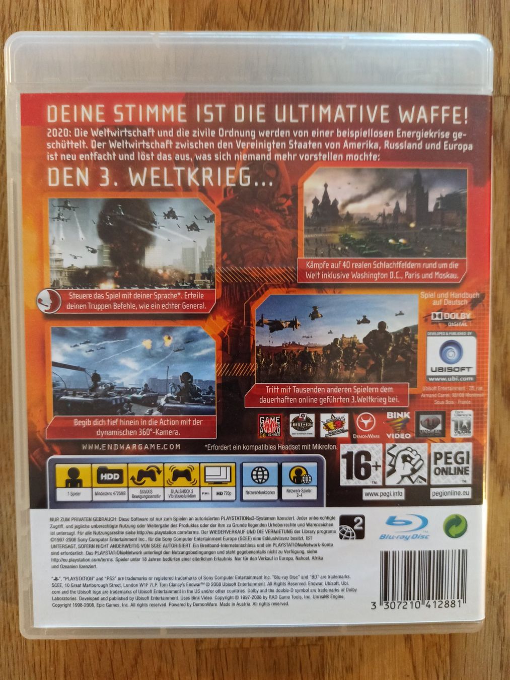 Giochi: Tom Clancys End War PS3 – Usato da Oberweningen venduto da mar_87mx 1
