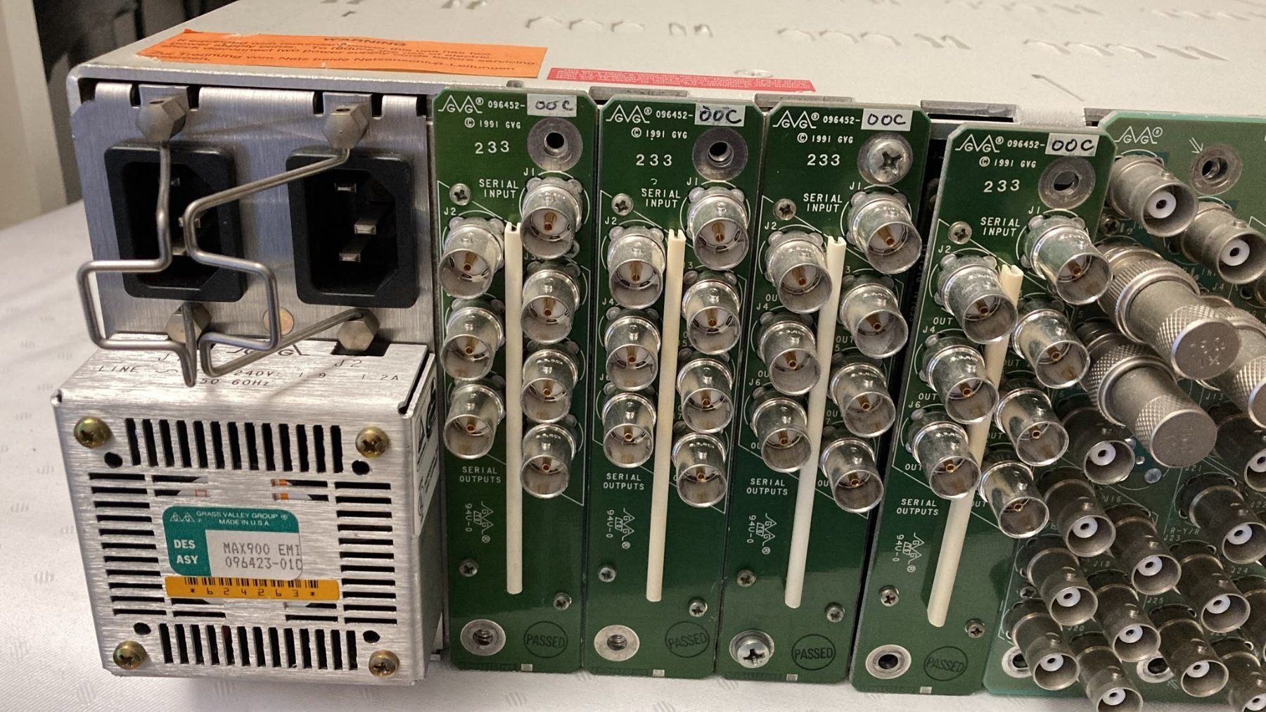 Sonstiges Zubehör: Grass Valley MAX900 Studio-Rack mit Video-Modulen – Gebraucht aus Dietikon von Rima57 6