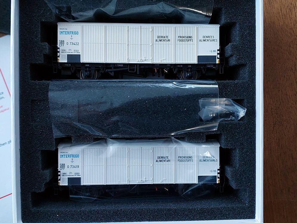 L.S. Models 37157 - SBB Icefs Frigo Wagen-Set - H0 GS OVP (Neu (gemäss ...