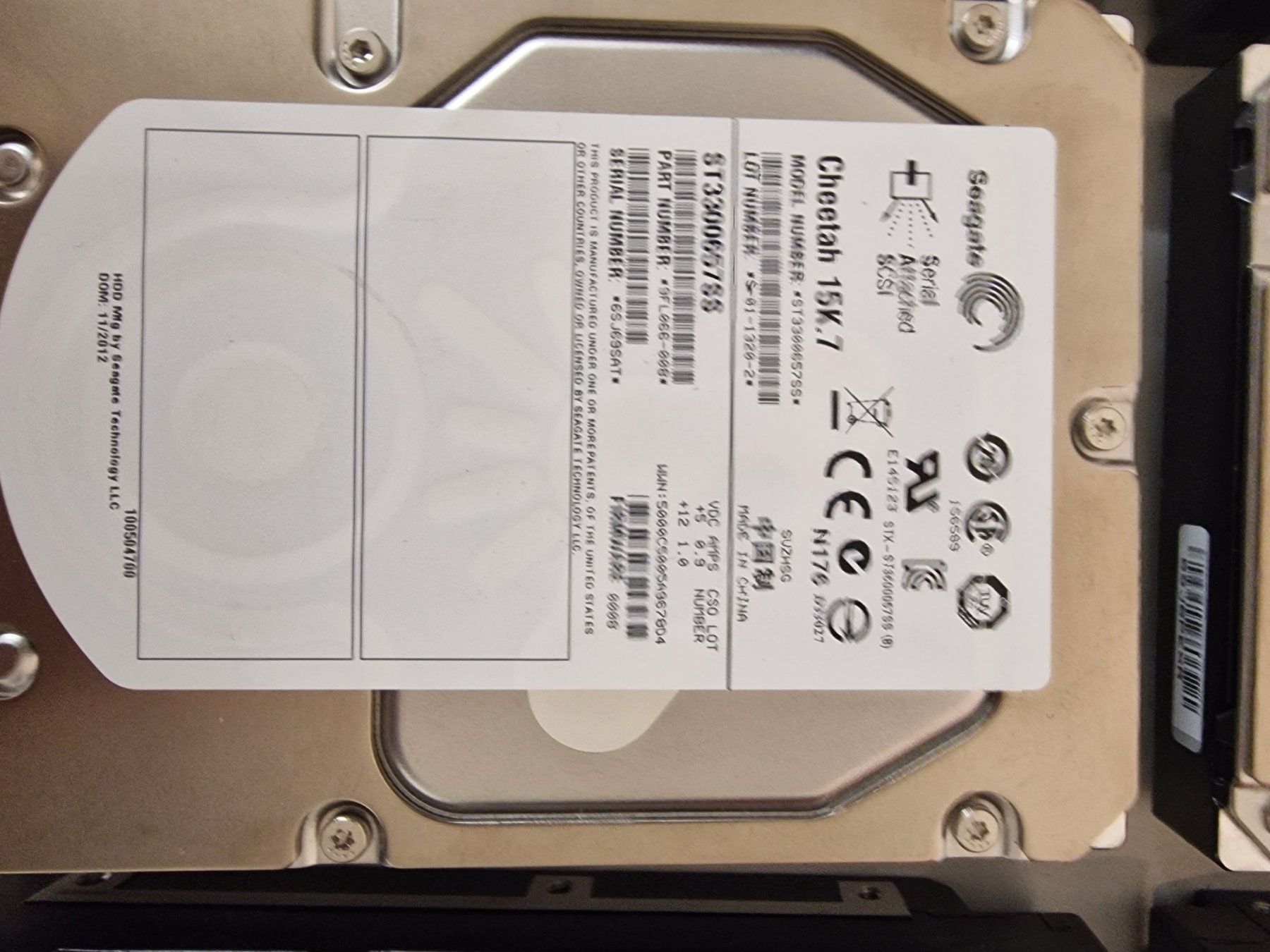 Disques durs: Diverse SAS HDDs – D'occasion à Nussbaumen AG par brunofresco 2