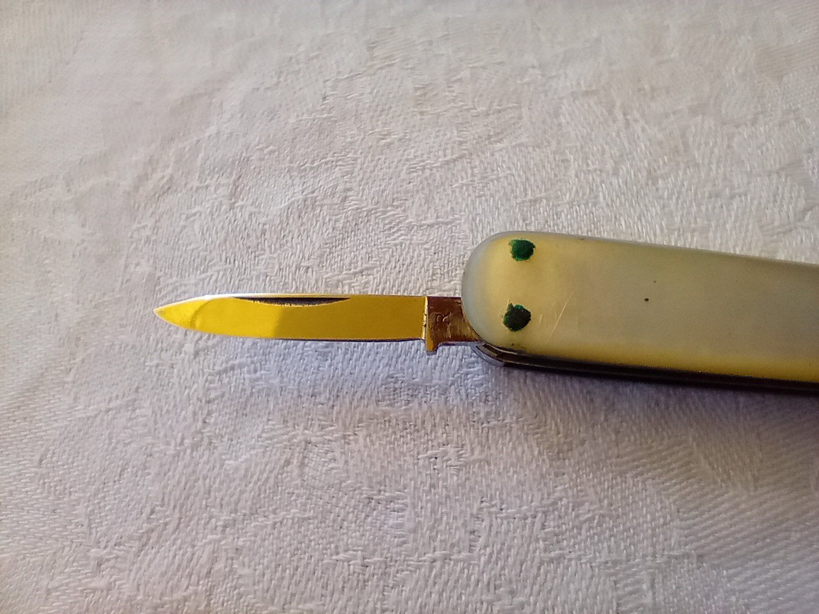 Coltelli tascabile: Antikes Sackmesser F. Schoder Perlmuttgriff mit Etui Thun – Usato da Oberdorf BL venduto da Barocki888 5