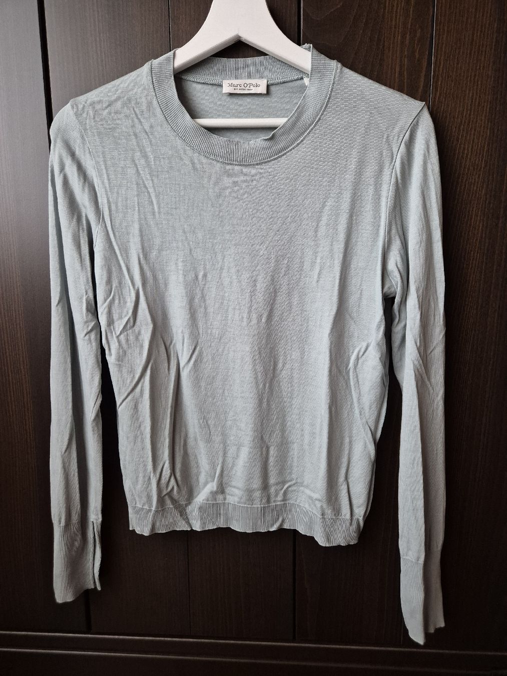 Maglioni & Felpe: Marc O'Polo Feinstrick-Pullover Gr. S – Hellblau/Grau – Usato da Affoltern am Albis venduto da Diana888