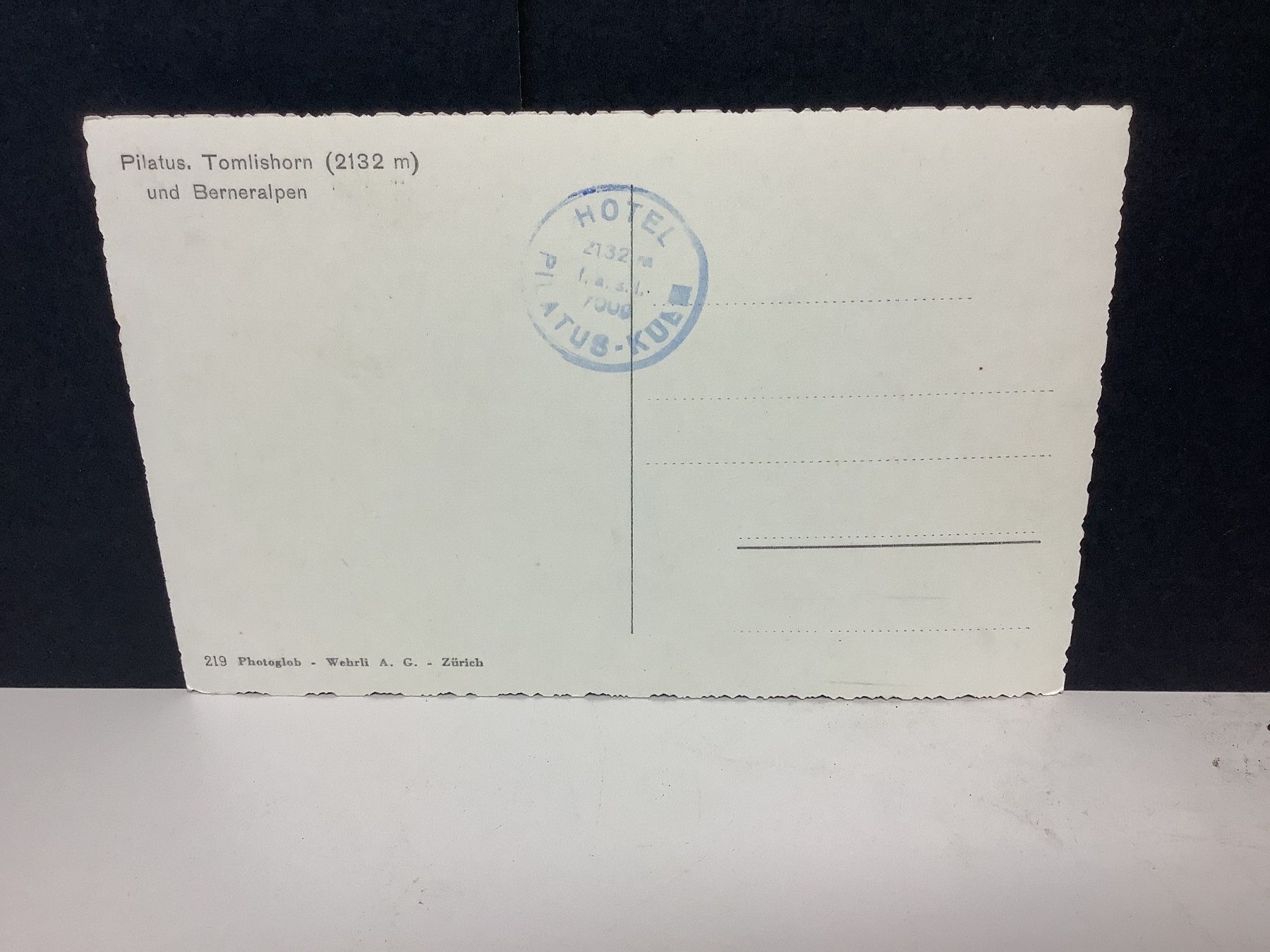 Cartoline postali: Pilatus Tomlishorn – Usato da Flaach venduto da Monisoldshop 1