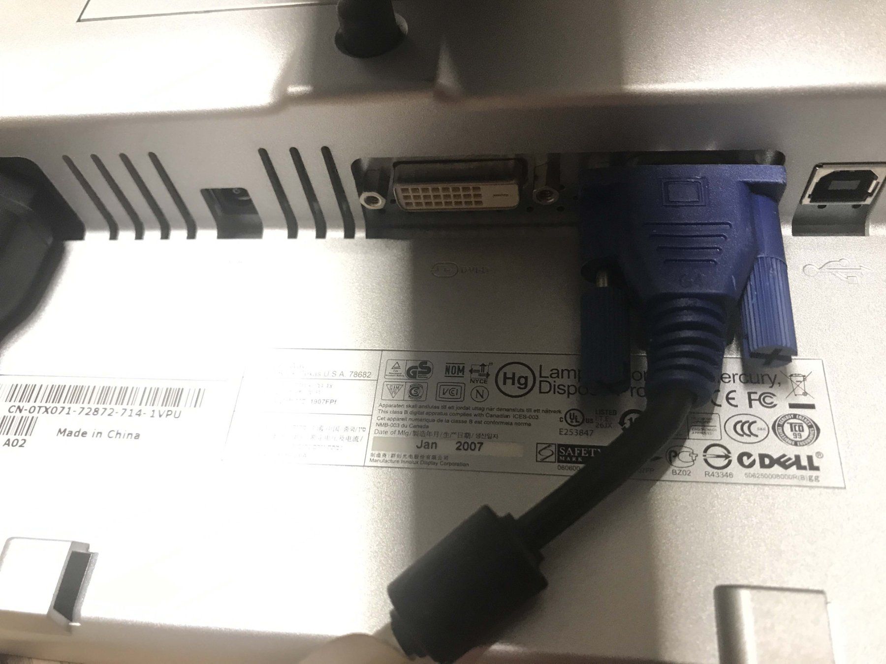 Dell Monitore: Computerbildschirm DELL 19 Zoll – Gebraucht aus Guntershausen von Gloominati 5