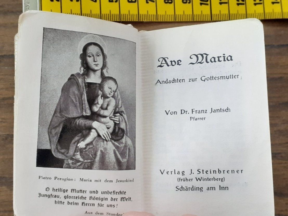 Libri: Gebetsbuch Bakelit 1948 - Andachten zur Gottesmutter – Usato da Mörschwil venduto da antiksalon 8