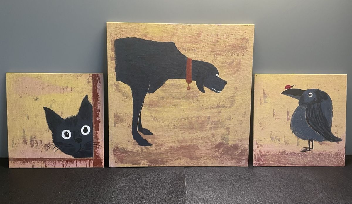 Foto & Immagini: 3er Bild-Set Acryl Original – Nuovo e nell'imballaggio originale da Basel venduto da Gundeli-25