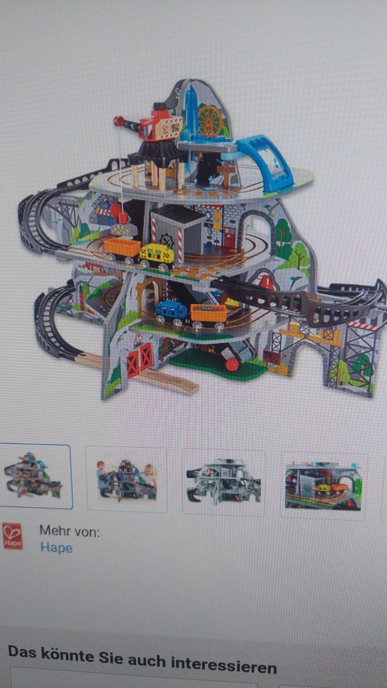 Hape Spielzeuge: Hape Eisenbahn Bergmine – Gebraucht aus Volketswil von Anni88
