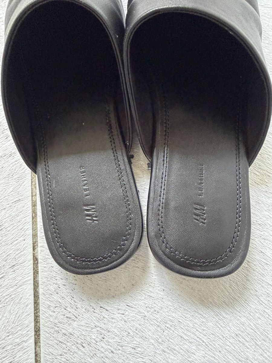 H&M Damenschuhe: H&M Premium Leder Mules Gr.39 – Neu (gemäss Beschreibung) aus Ostermundigen von anja046 2