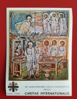 VATIKAN BLOCK CARITAS INTERNATIONALIS 1990** POSTFRISCH