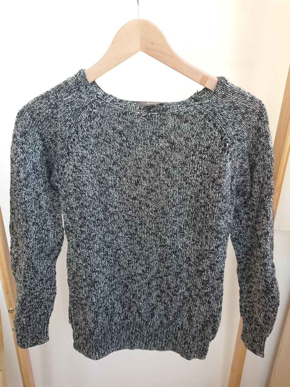 C&A Maglioni & Felpe: Damen Pullover Yessica C&A Gr. XS Blau mit Glitzerfäden – Usato da Hallau venduto da CHACLA