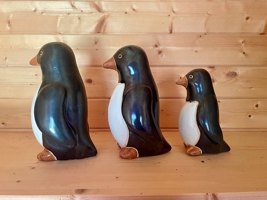 Statuette: Ensemble de 3 pingouins décoratifs en céramique – Usato da Mayens-de-Chamoson venduto da oce_h5ct 1