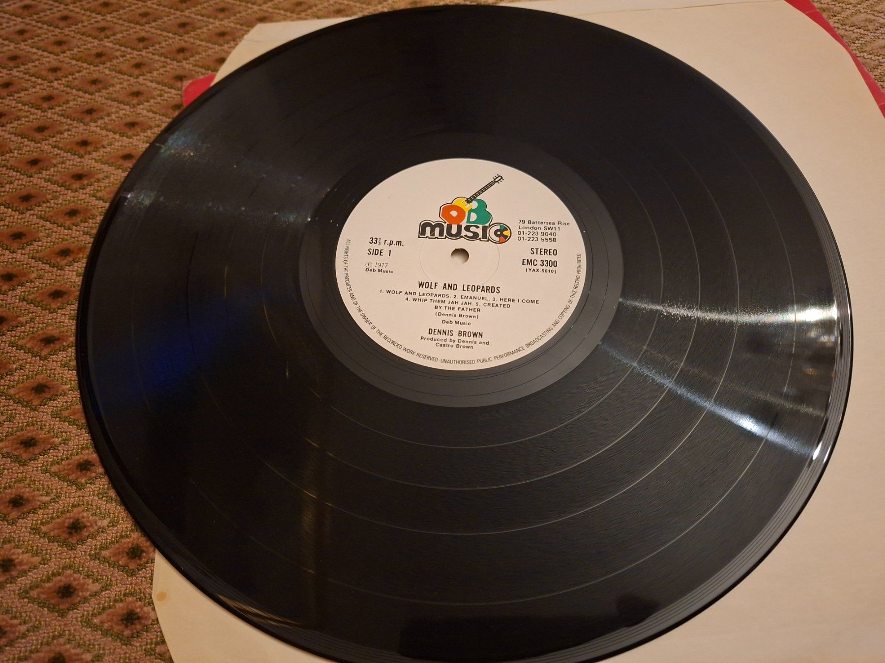 Vinyles: Reggae LP - Dennis Brown - Wolf & Leopards - 1977 – D'occasion à Bernex par Wannabehasbeen01 5