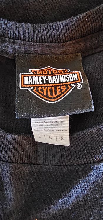 Harley-Davidson T-Shirt grosses L ! schwarz, guter Zustand. 3