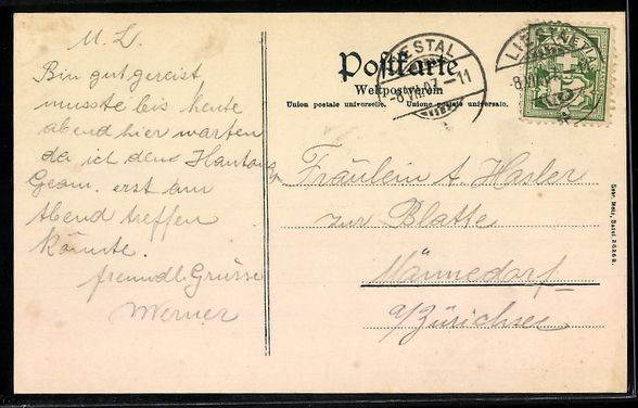 Cartes postales: AK Liestal, Oberes Tor mit Bauerndenkmal – D'occasion à Berlin par bartko-reher 1