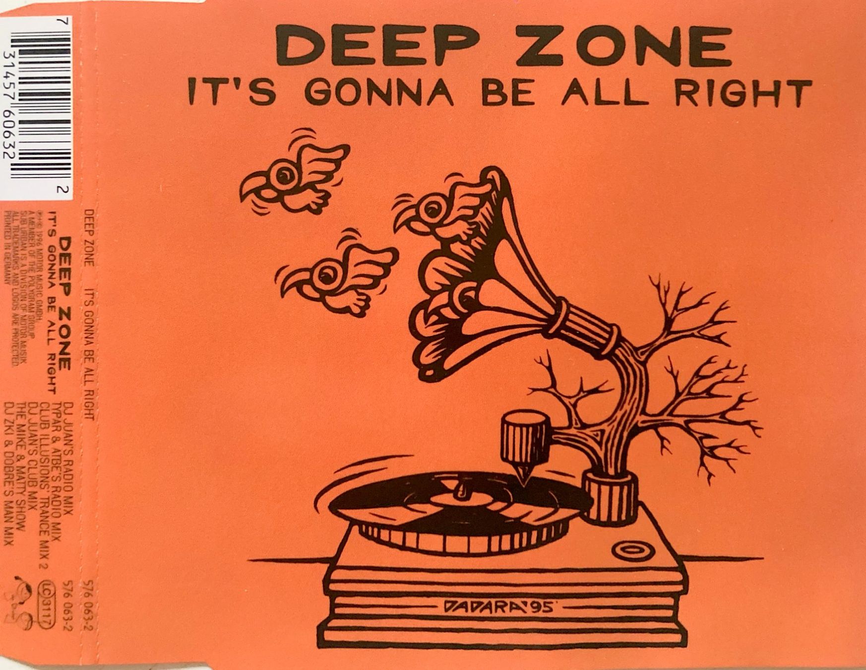 CD: DEEP ZONE - IT'S GONNA BE ALL RIGHT – Usato da Bottens venduto da hotter-than-hell