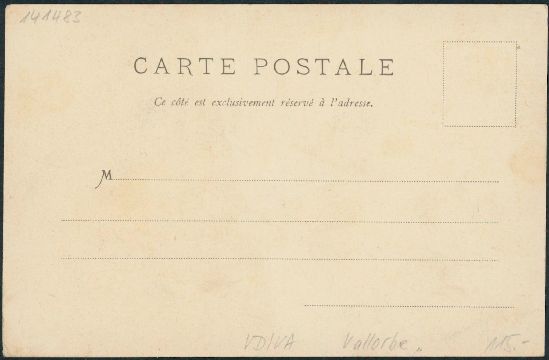 Cartes postales: VD Vallorbe – Neuf (Voir description) à Schindellegi par masutka7 1