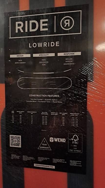 Ride Boards: NEU! Ride Snowboard 130cm inkl. K2 Bindung – Neu und originalverpackt aus Oberrieden von Raja011 5