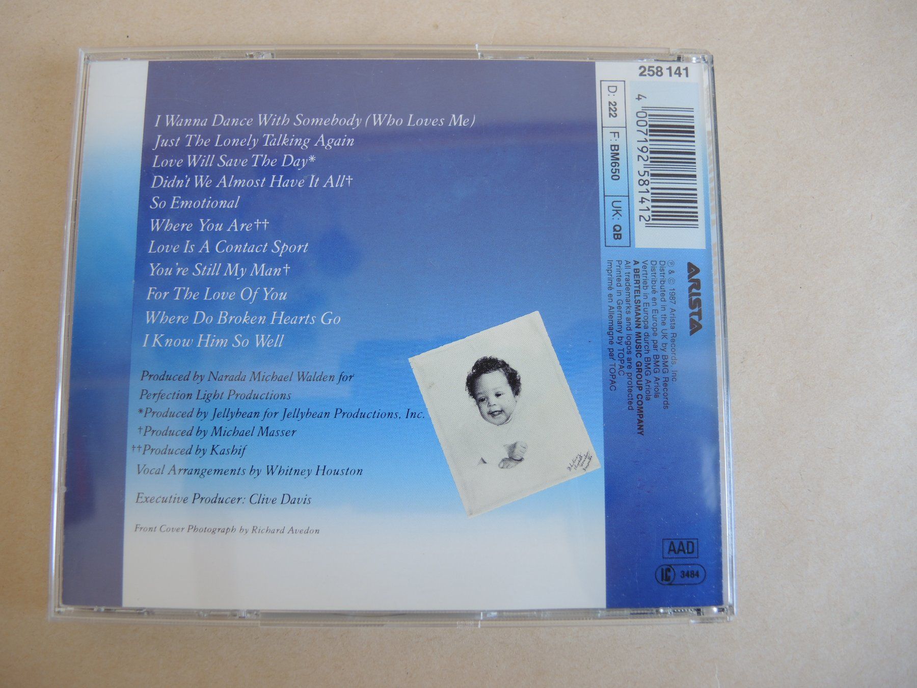 CD: Whitney Houston - Whitney - CD - 1987 – Usato da Rorschach venduto da maeck8 3