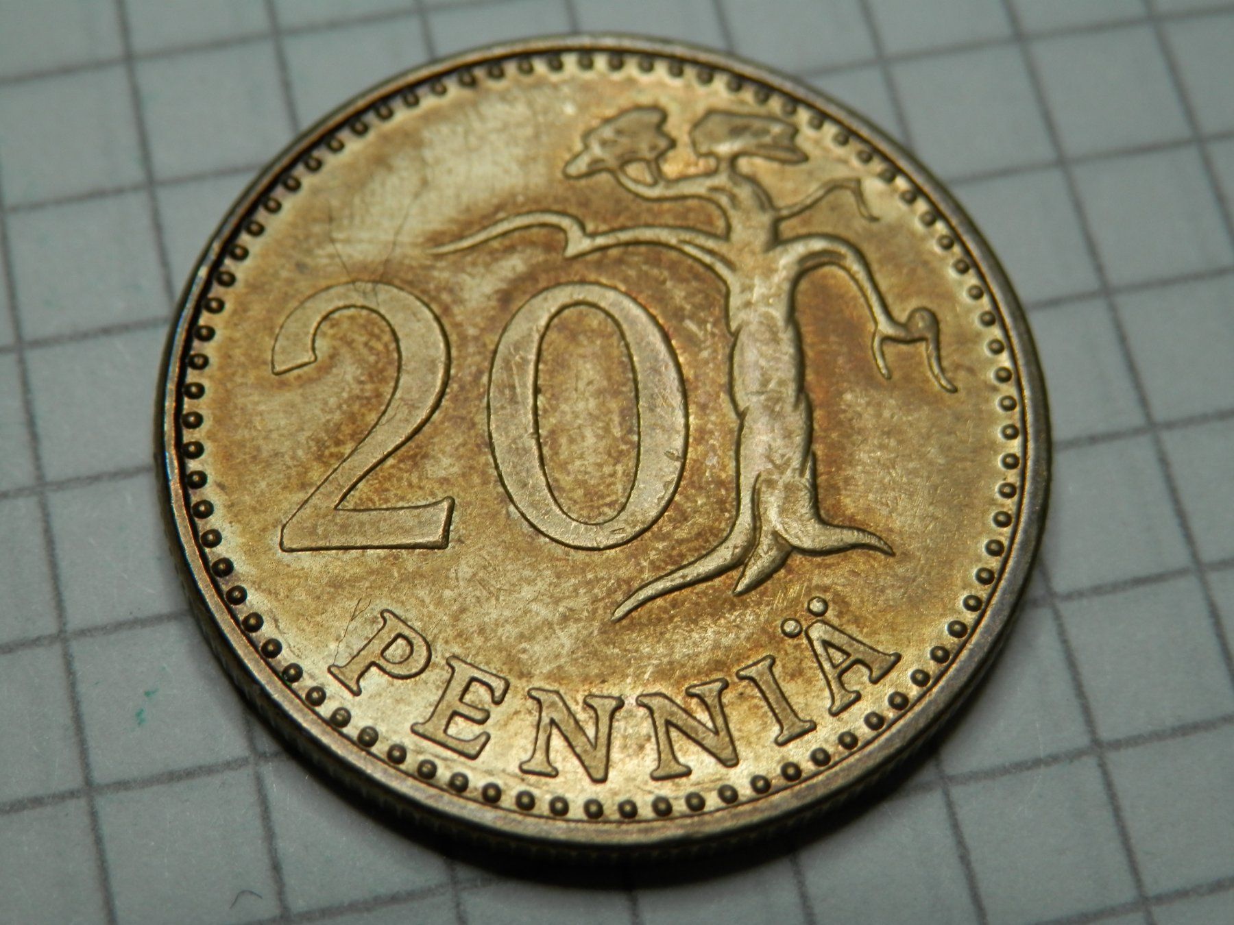 Tutti le monete: Finnland 20 Penny, 1971 – Usato da Weiach venduto da weiach81 1