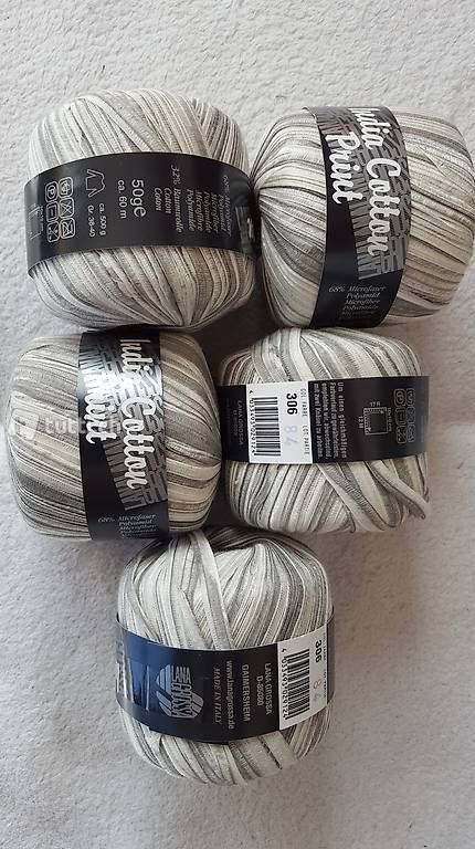Lana: Wolle / Garn India Cotton Print – Nuovo (secondo la descrizione) da Schönengrund venduto da lia_t65g