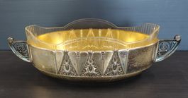 Schale mit Glaseinsatz WMF Straussenmarke 1903-1910