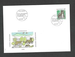 FDC Einzelmarke 90