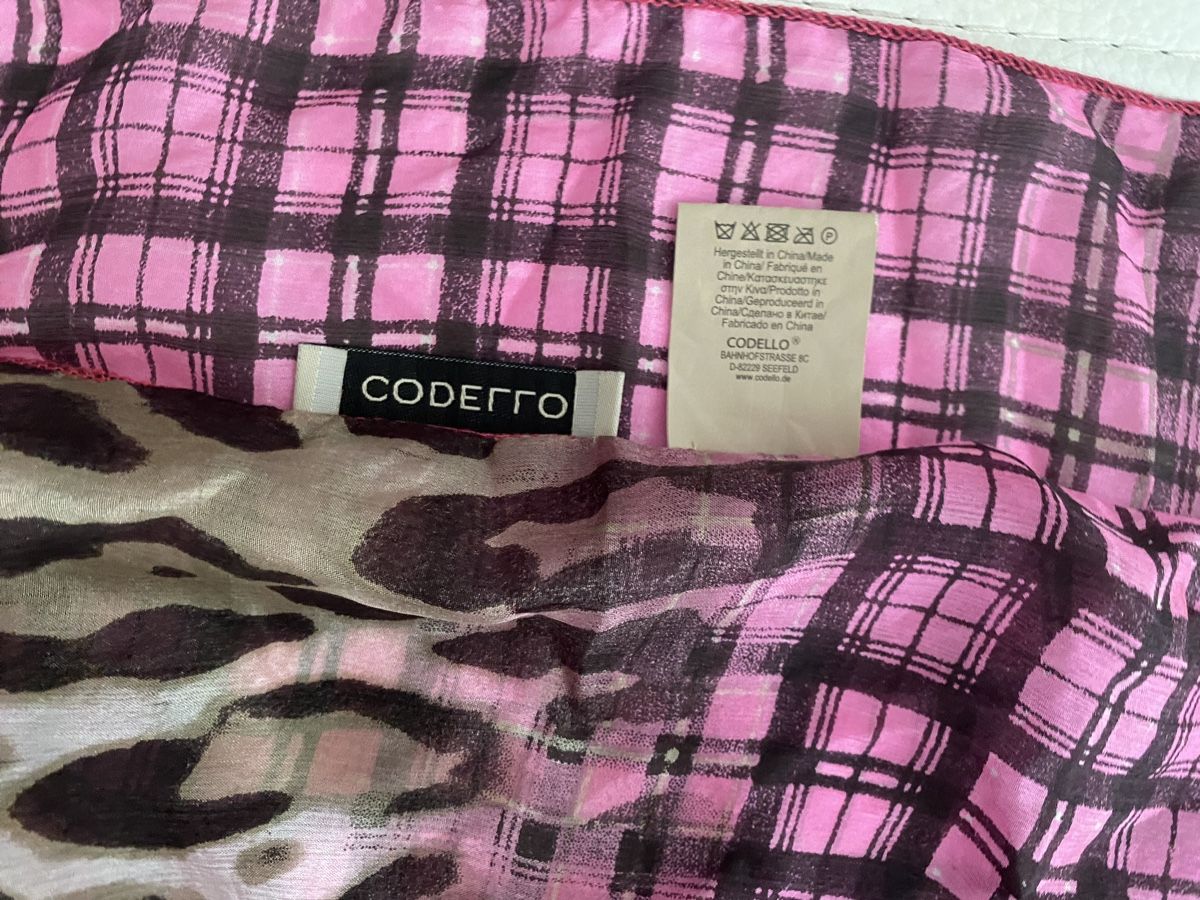 Codello Foulard & Sciarpe: Codello Seiden Schal 🌸 – Usato da Opfikon venduto da Luis144 5