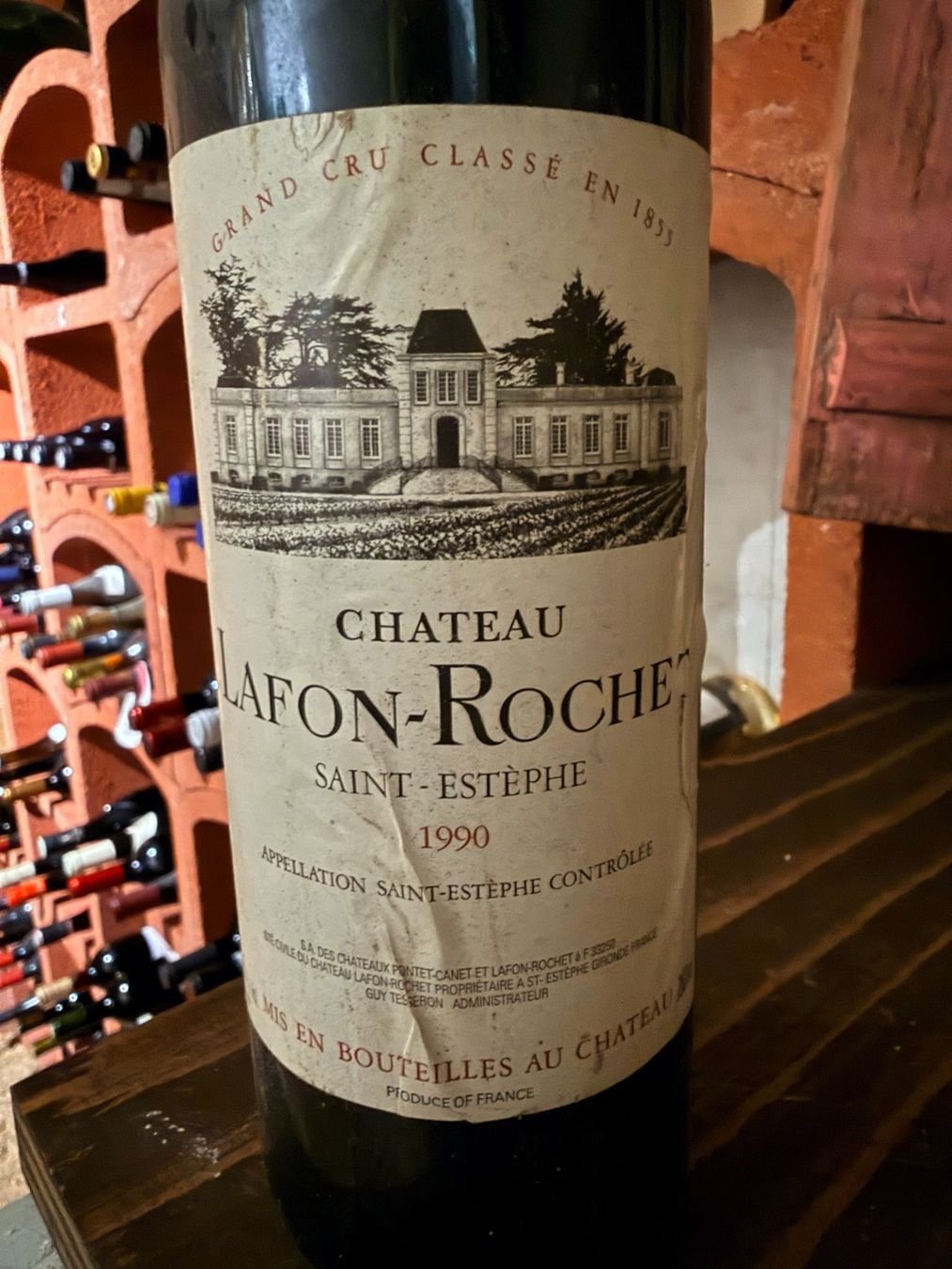 Vins: Château Lafon-Rochet, 1990 – Neuf avec emballage d'origine à Attalens par jfdesignteam 1