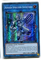 Yu-Gi-Oh! Kodier Sprecher Invertiert Super Rare RA01-DE045