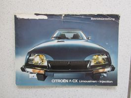Citroen CX, Betriebsanleitung, 1980er Jahre