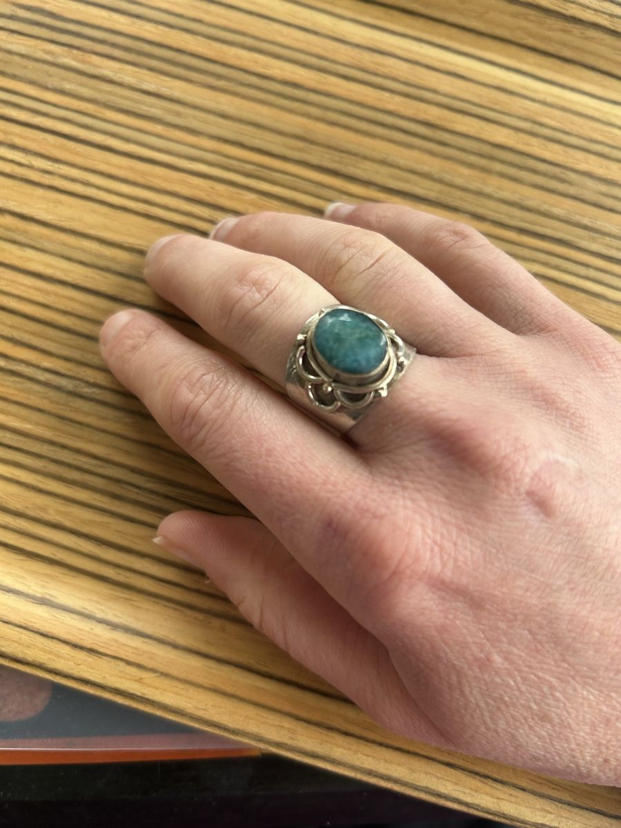 Anelli: Ring Silber mit Smaragd – Usato da Birsfelden venduto da Exclusivity