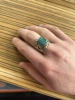 Ring Silber mit Smaragd