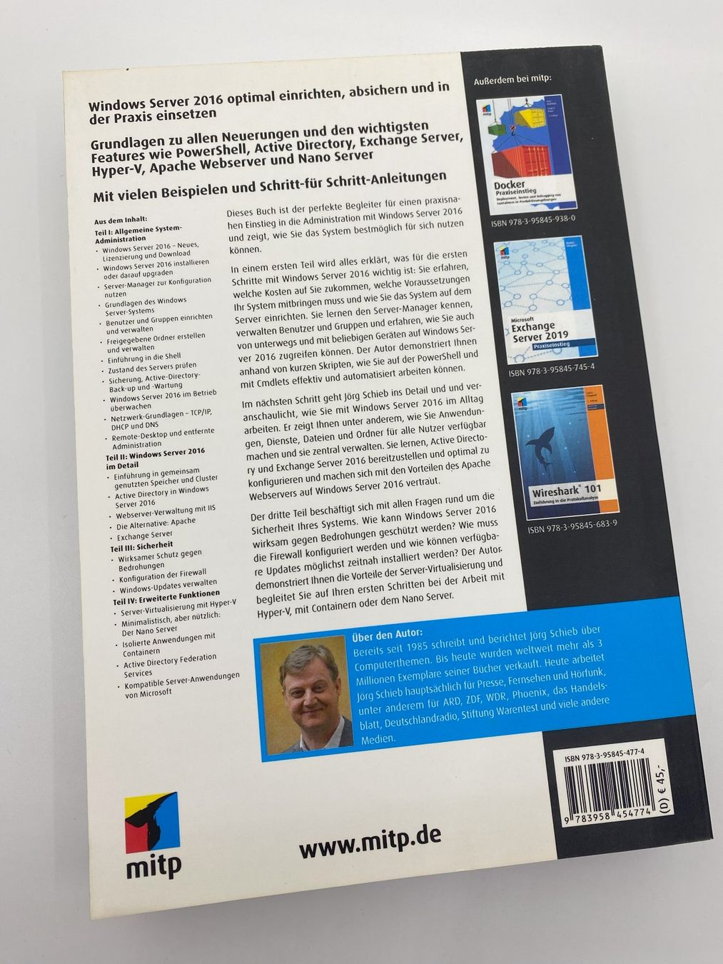 Bücher: 'Windows Server 2016 Praxiseinstieg' - Jörg Schieb – Gebraucht aus Gossau SG von gD_MerchAndMore 1